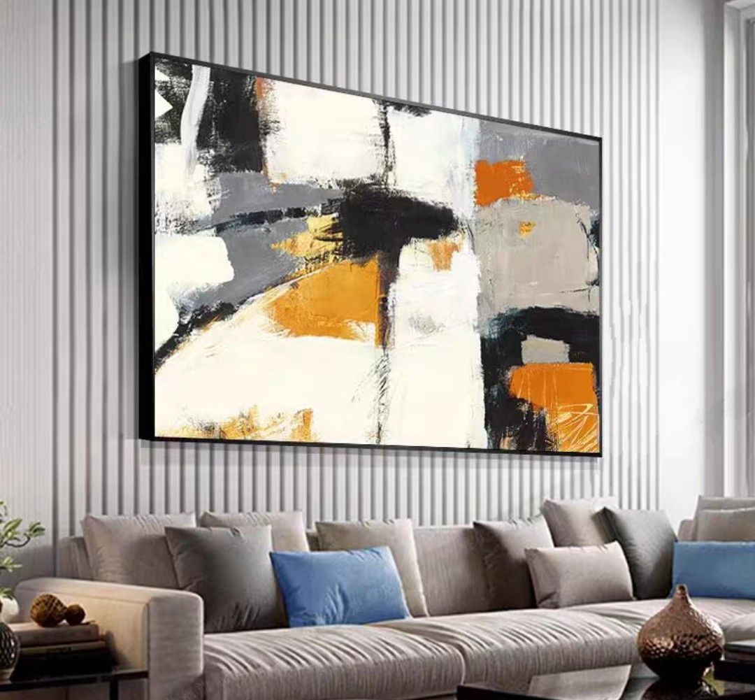 Onlookers Art | Oil Painting | HotoZa Abstract Oil Painting