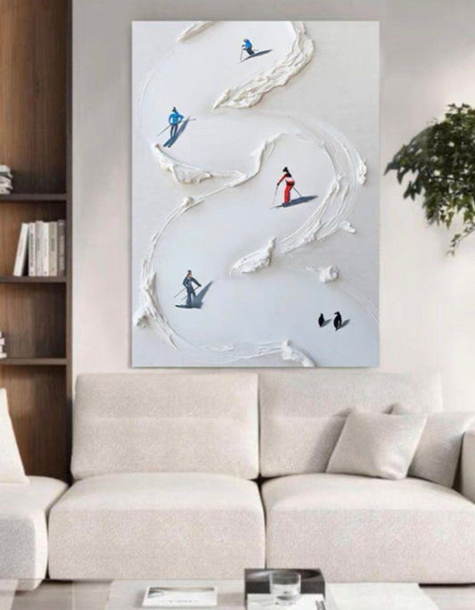 Onlookers Art | Oil Painting | icESkatE oil painting