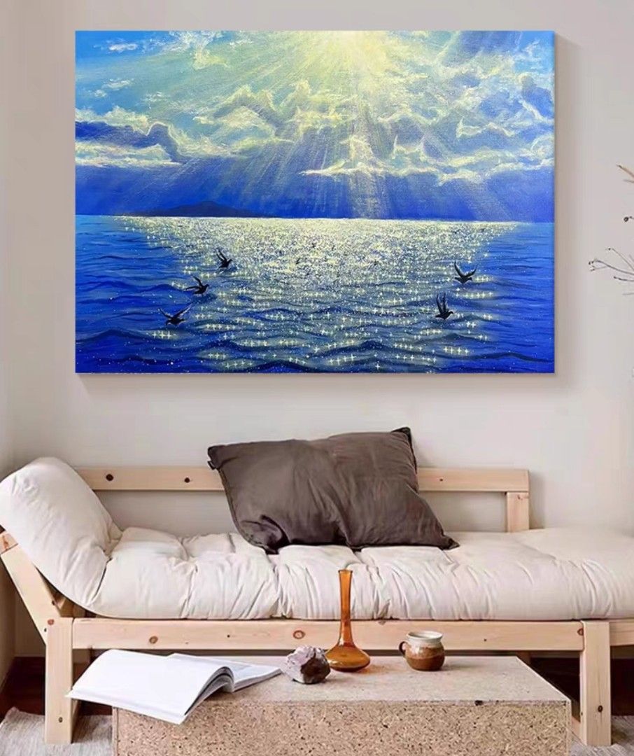indigo-oil-painting