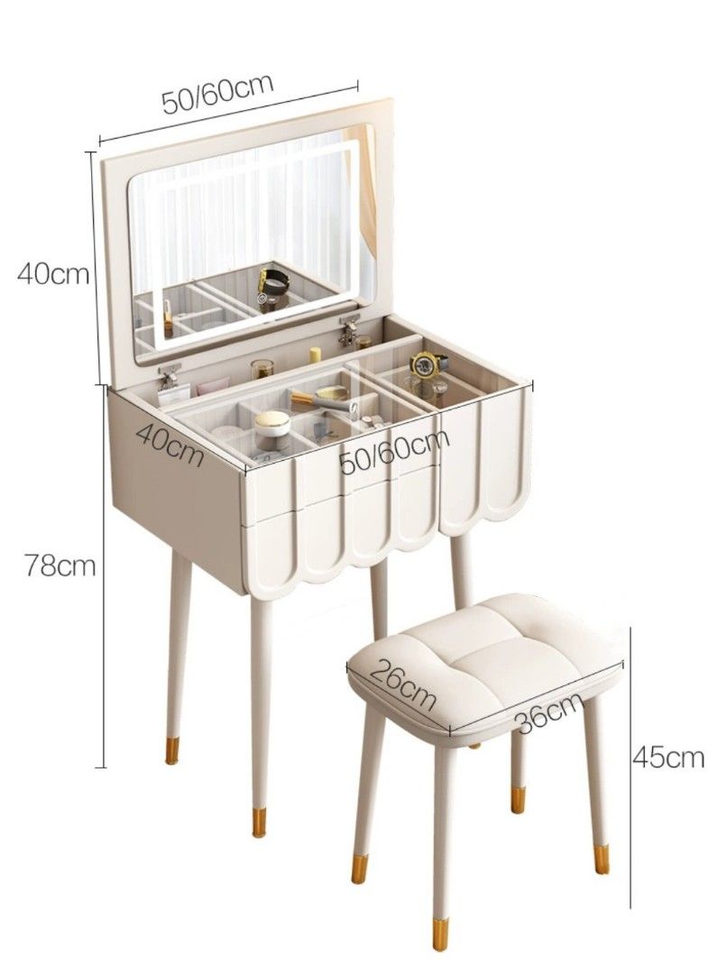 JeSsY ドレッシングテーブルセット