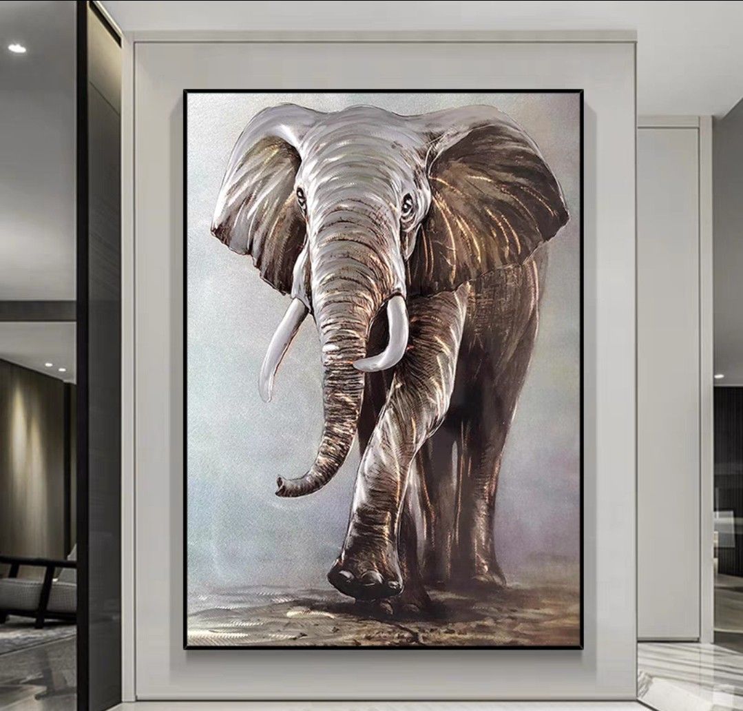 Onlookers Art | Oil Painting | JumBo Ele Oil Painting