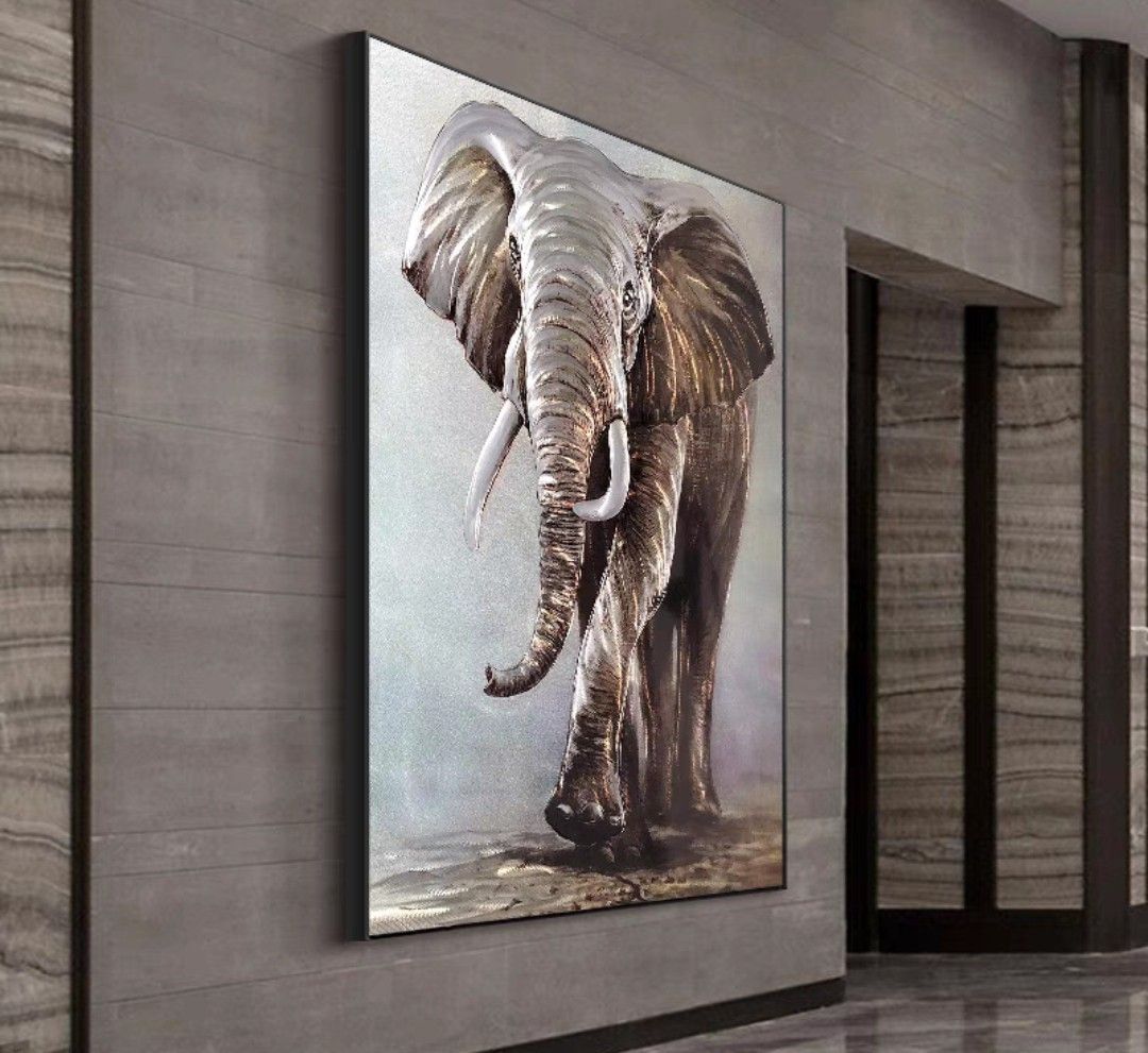 Onlookers Art | Oil Painting | JumBo Ele Oil Painting