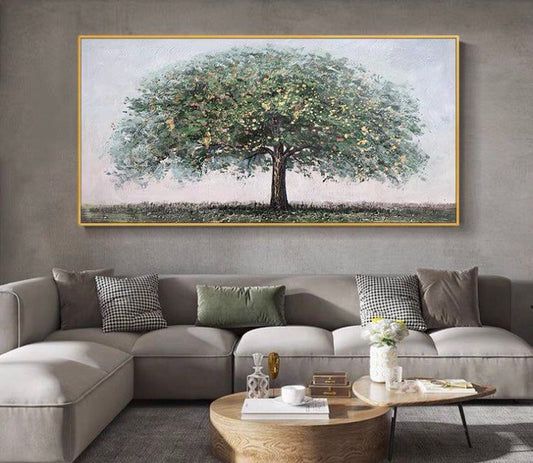 Onlookers Art | Oil Painting | KaTgEn Tree Oil Painting