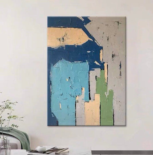 Onlookers Art | Oil Painting | KeLaSee Abstract Oil Painting