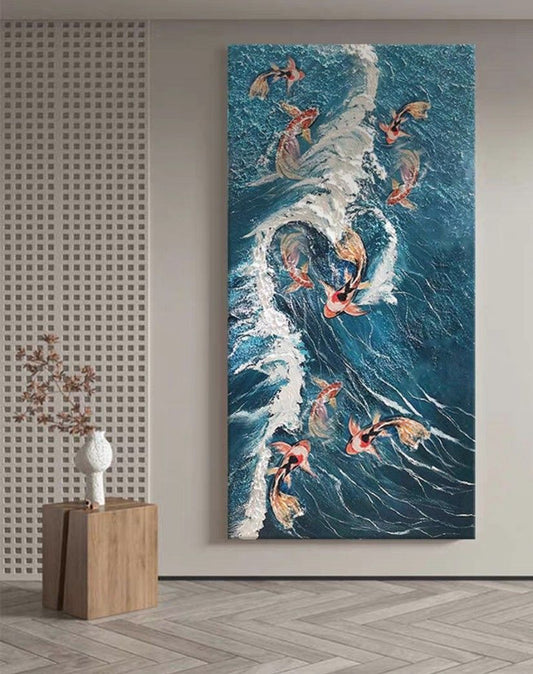 Onlookers Art | Oil Painting | KoI HarMoNy Oil Painting