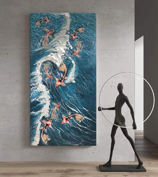 Onlookers Art | Oil Painting | KoI HarMoNy Oil Painting