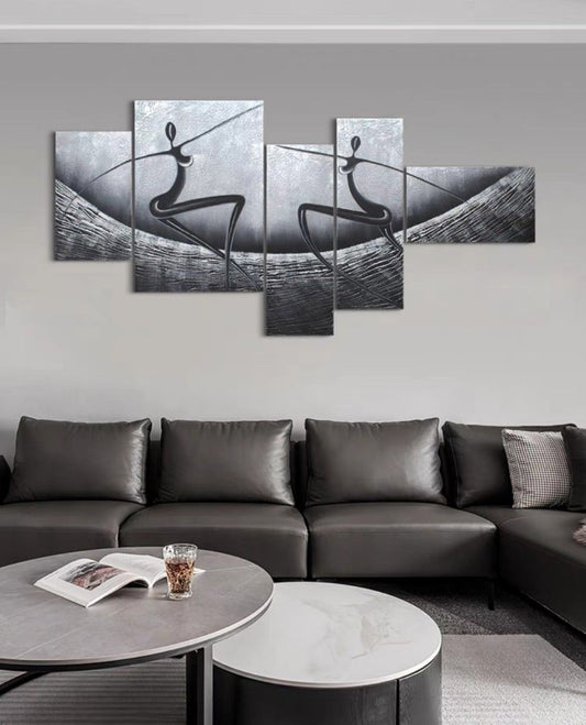 Onlookers Art | Oil Painting | KriSQ Oil Painting