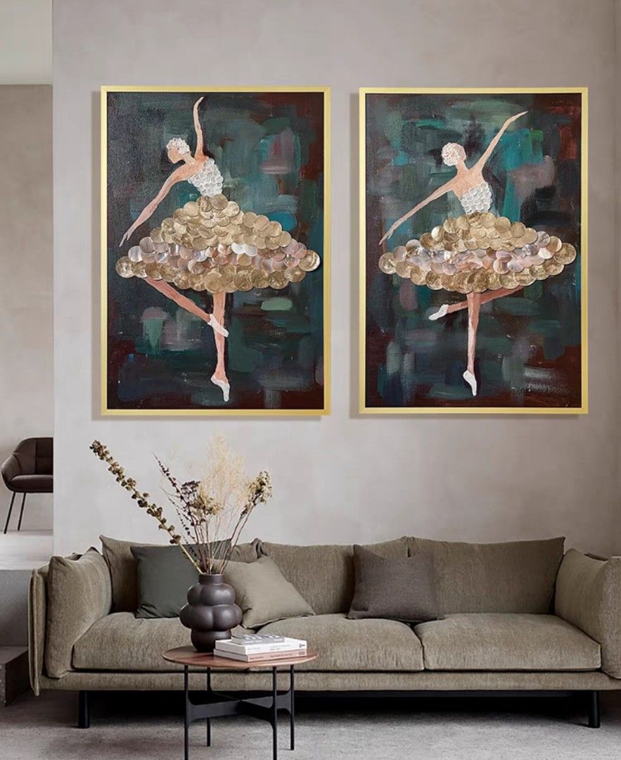 Onlookers Art | Oil Painting | LaDy Seashell Oil Painting