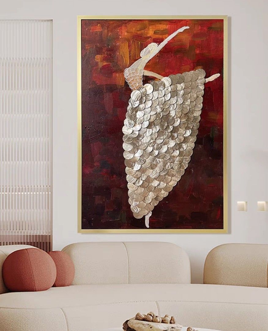 Onlookers Art | Oil Painting | LaDy Seashell Oil Painting