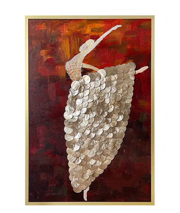 Onlookers Art | Oil Painting | LaDy Seashell Oil Painting