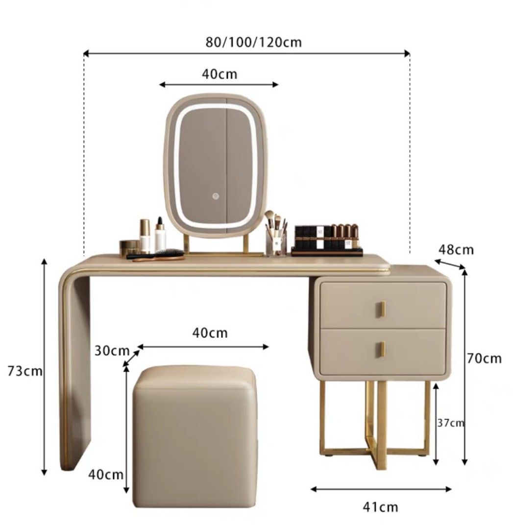 LanYaSa ドレッシングテーブルセット