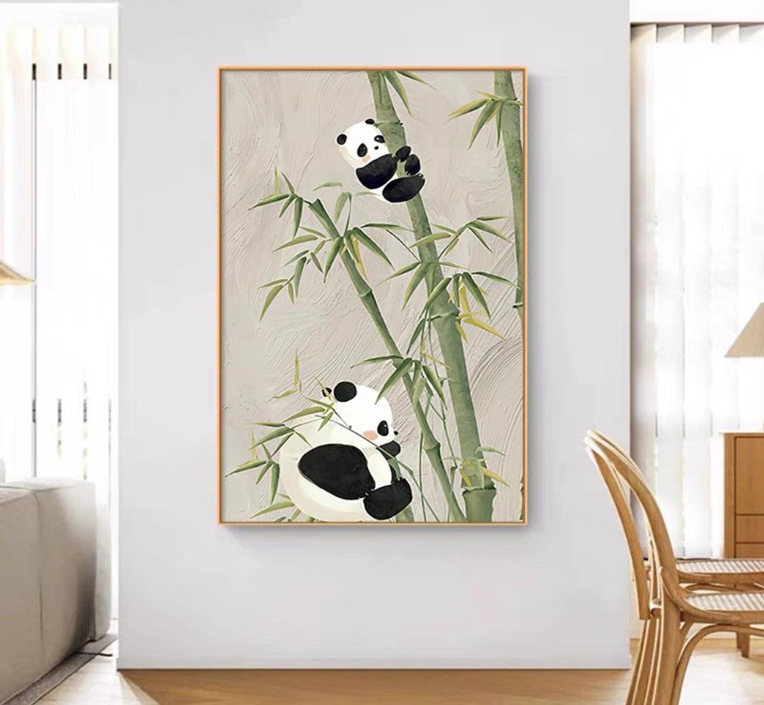 Onlookers Art | Oil Painting | Lele Panda Oil Painting