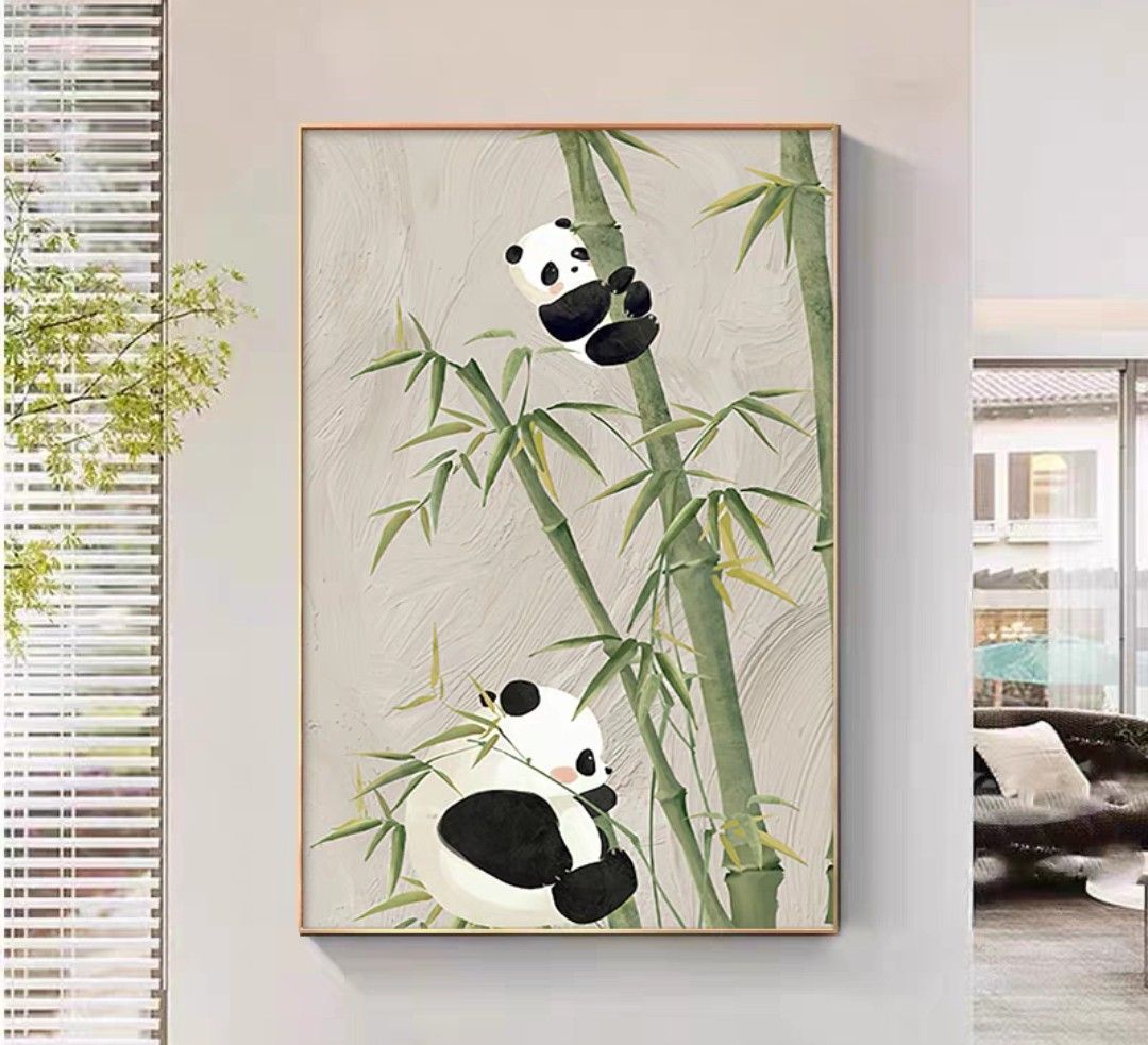 Onlookers Art | Oil Painting | Lele Panda Oil Painting