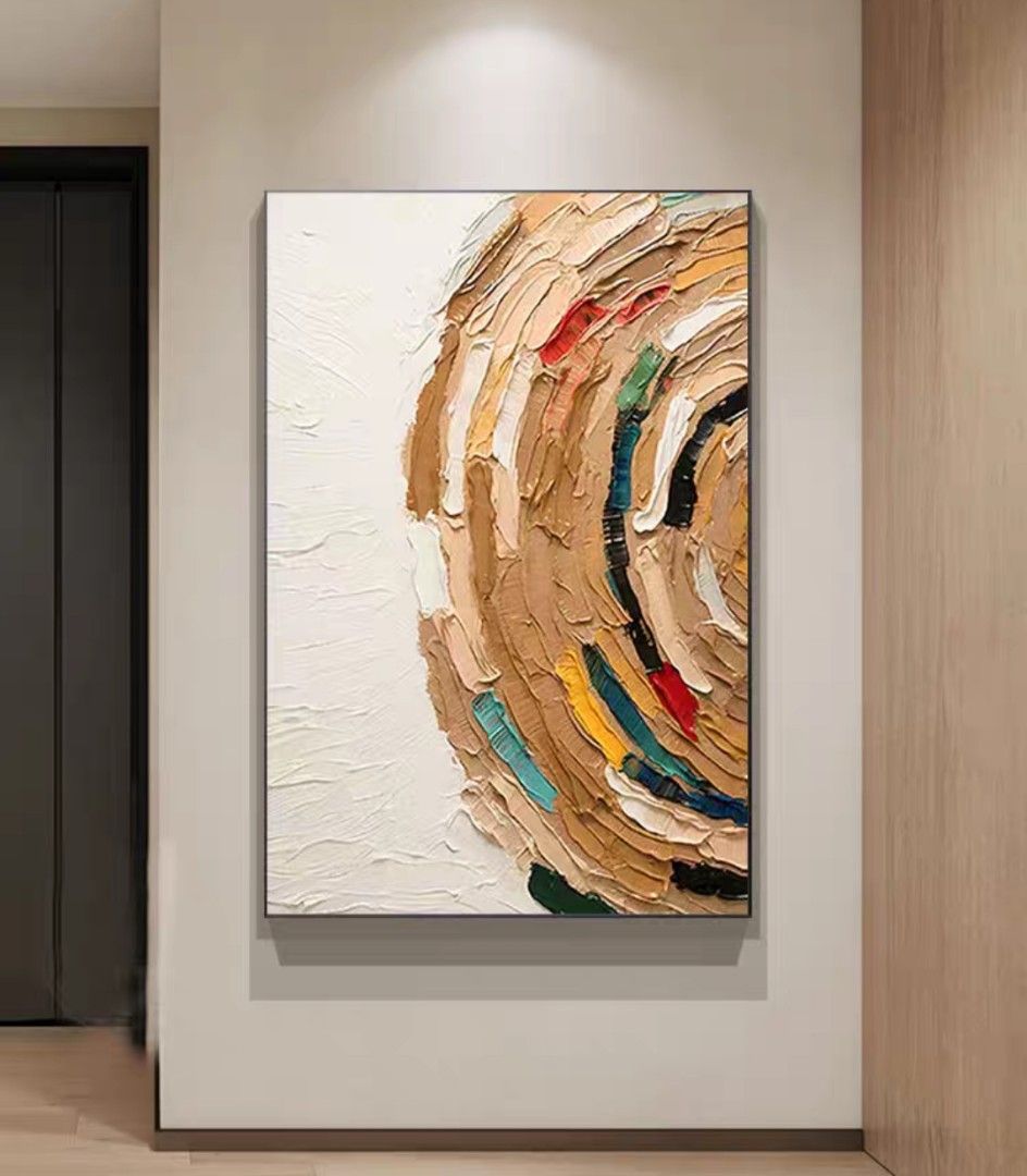 Onlookers Art | Oil Painting | MiSoQ Abstract Oil Painting