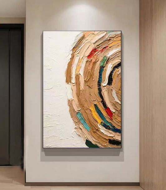 Onlookers Art | Oil Painting | MiSoQ Abstract Oil Painting