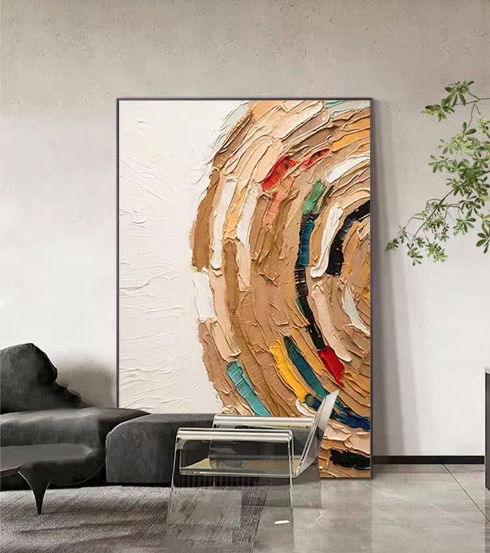 Onlookers Art | Oil Painting | MiSoQ Abstract Oil Painting