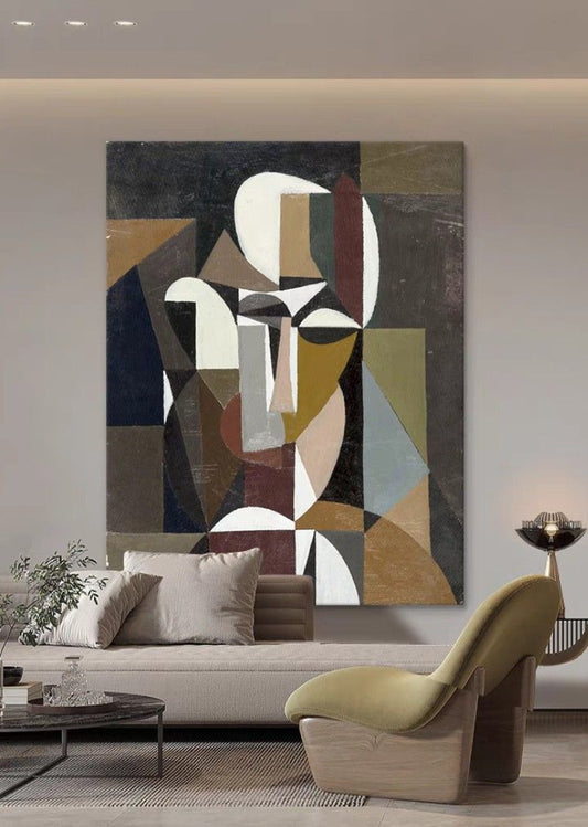 Onlookers Art | Oil Painting | MoZaZ Abstract Oil Painting