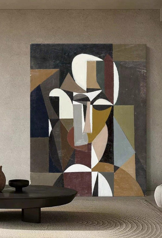 Onlookers Art | Oil Painting | MoZaZ Abstract Oil Painting