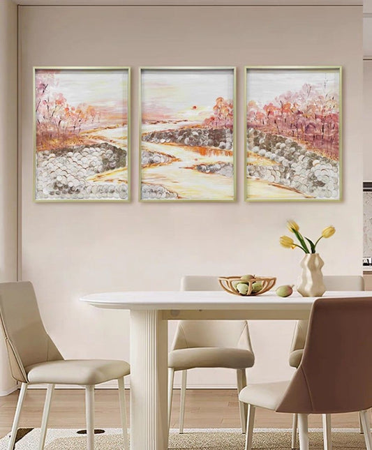 Onlookers Art | Oil Painting | NaSaya Seashell Oil Painting