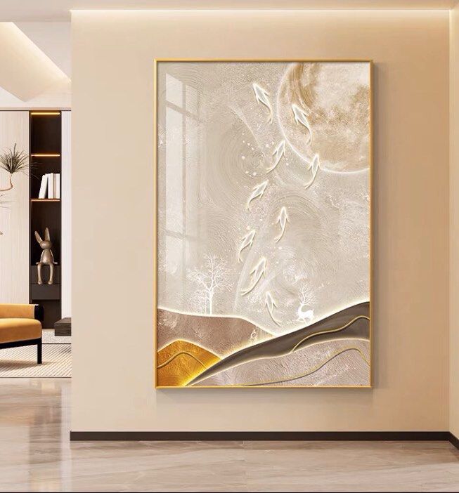 Onlookers Art | Art Painting | NinE Koi fishes art painting