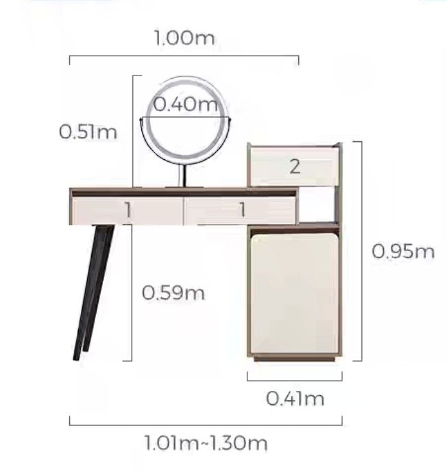 NoViCa 化粧台 ドレッシングテーブル