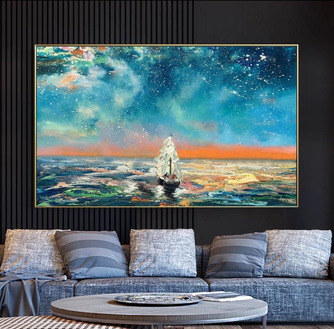 Onlookers Art | Oil Painting | OcEan OasIa Oil Painting