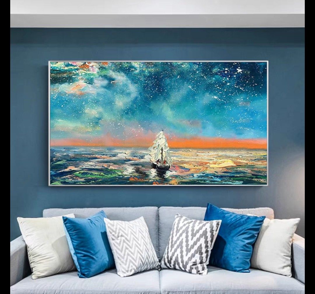Onlookers Art | Oil Painting | OcEan OasIa Oil Painting