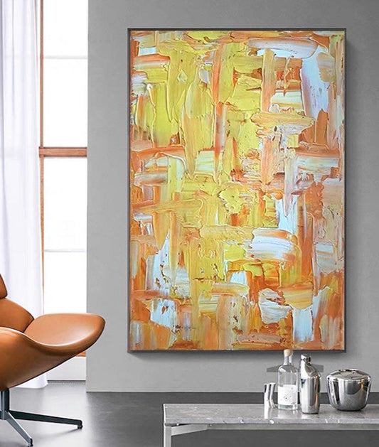 Onlookers Art | Oil Painting | OLemoN Abstract Oil Painting