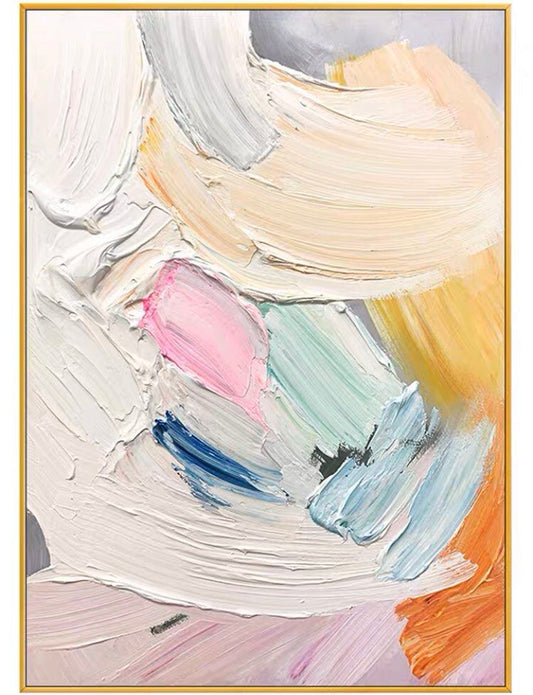 Onlookers Art | Oil Painting | PAddle Pop Abstract Oil Painting