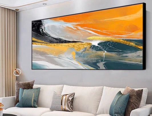 Onlookers Art | Oil Painting | UnVez Abstract Oil Painting