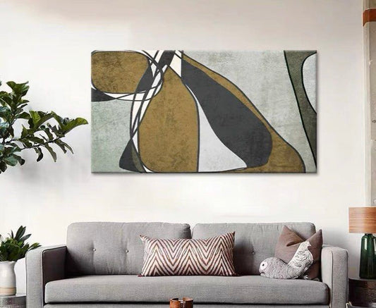 Onlookers Art | Oil Painting | PaZadO Abstract Oil Painting