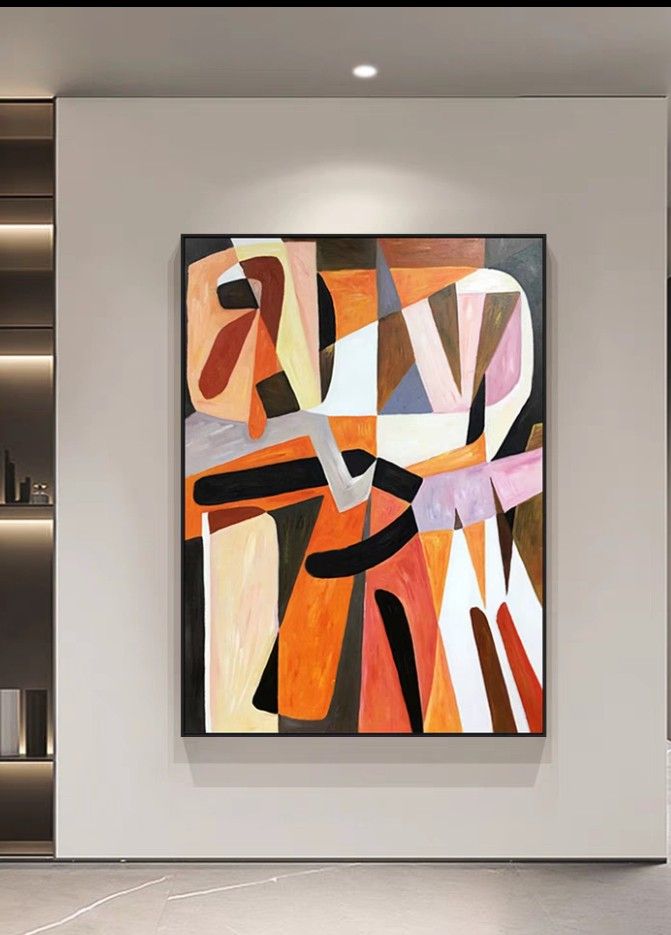 Onlookers Art | Oil Painting | AuRora Allegro Abstract Oil Painting