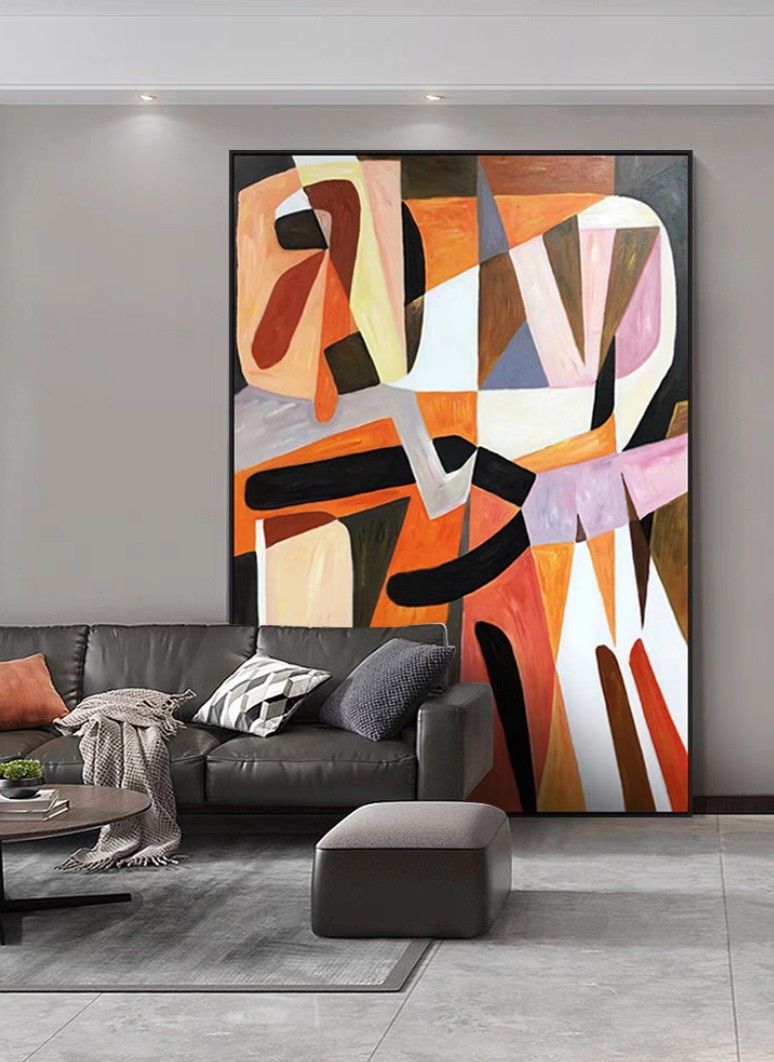Onlookers Art | Oil Painting | AuRora Allegro Abstract Oil Painting