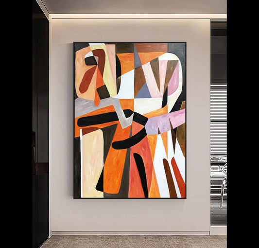 Onlookers Art | Oil Painting | AuRora Allegro Abstract Oil Painting