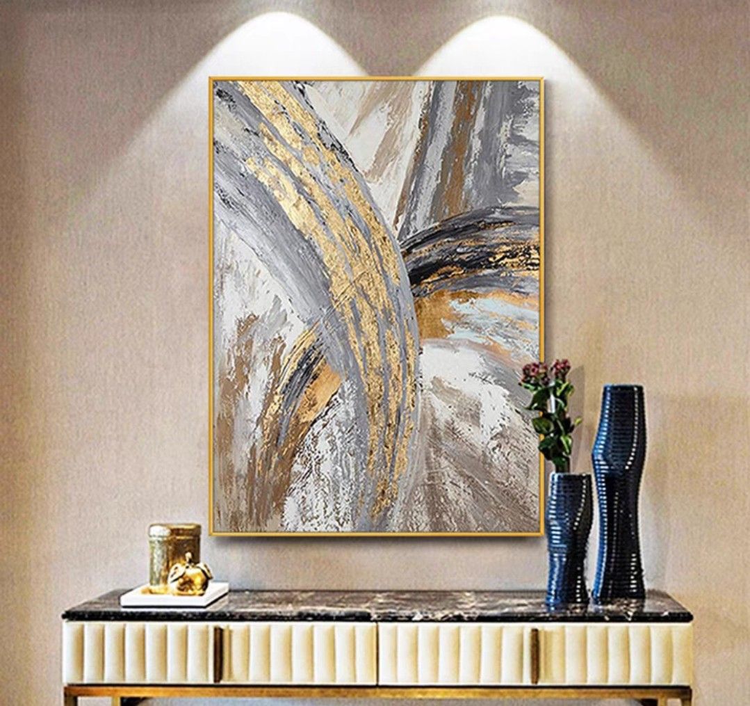 Onlookers Art | Oil Painting | QoXa Abstract Oil Painting