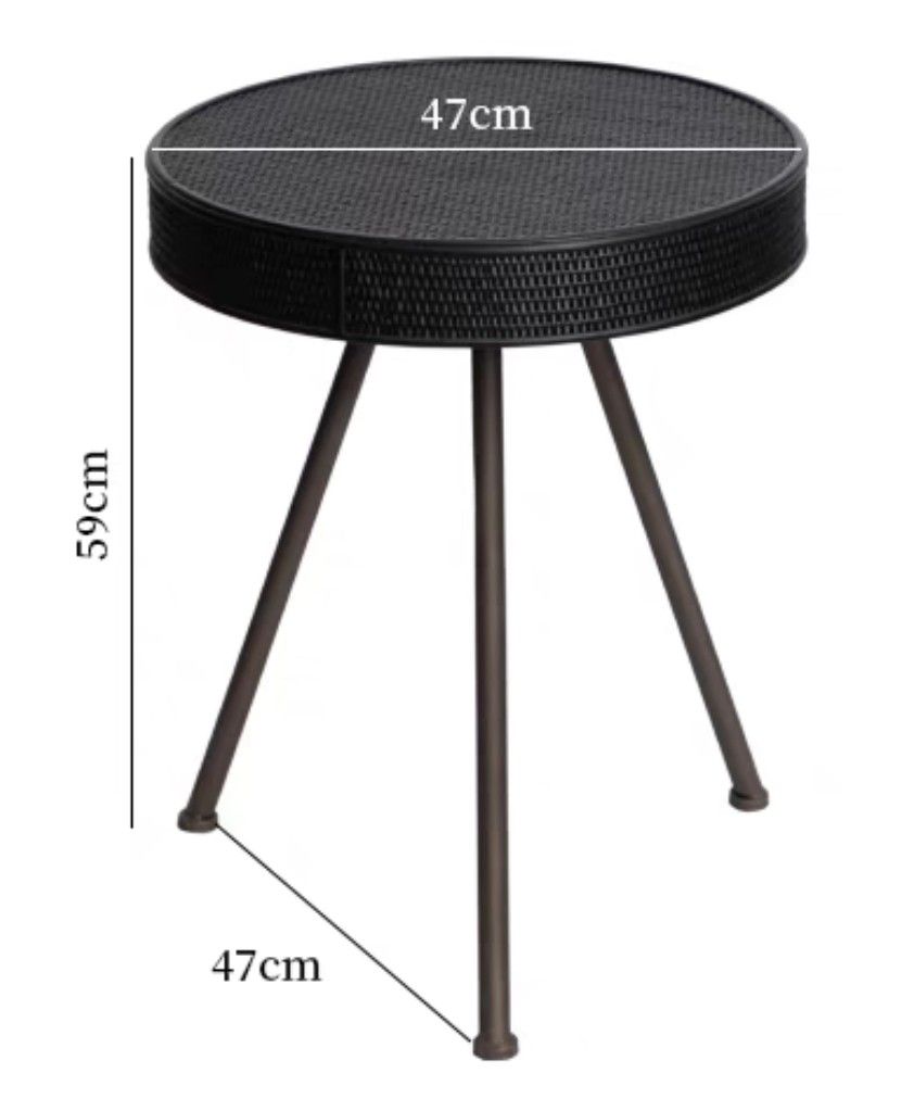 ラタンサイドテーブル
