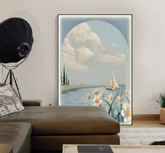 Onlookers Art | Unique Art | ReeNaTa Art Painting with LED