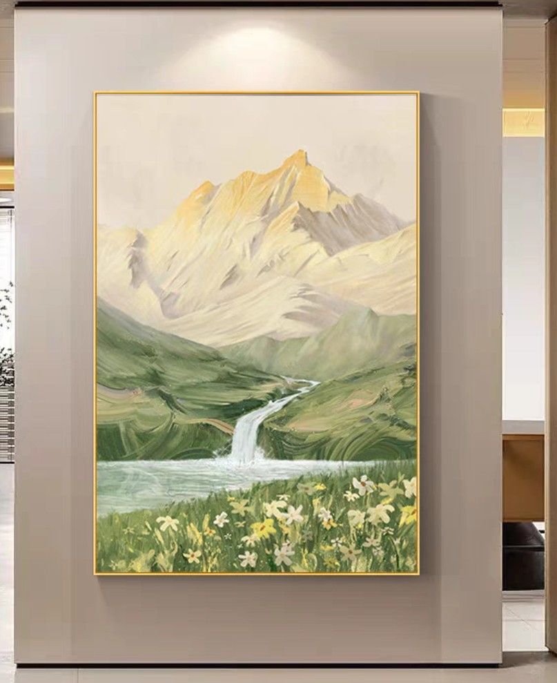 Onlookers Art | Art Painting | RivER fLoW art painting