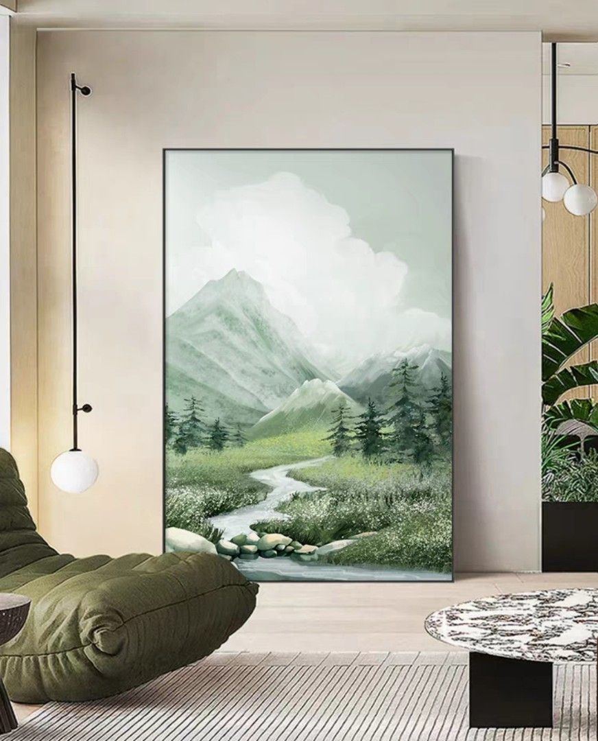 river-flow-oil-painting