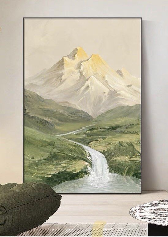 Onlookers Art | Art Painting | RivER fLoW art painting