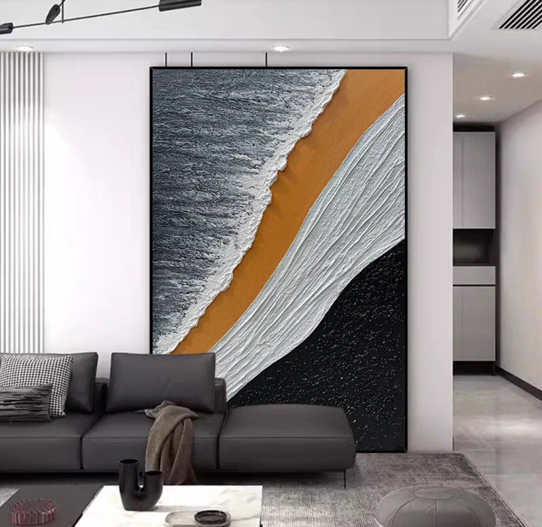 Onlookers Art | Oil Painting | RiVeRa Abstract Oil Painting