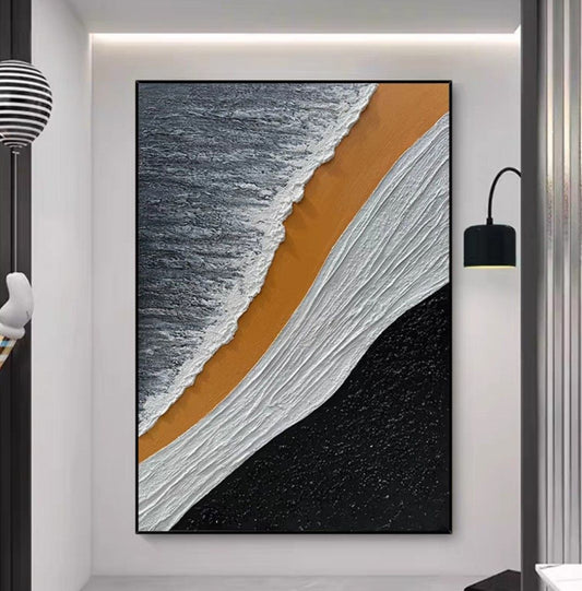 Onlookers Art | Oil Painting | RiVeRa Abstract Oil Painting