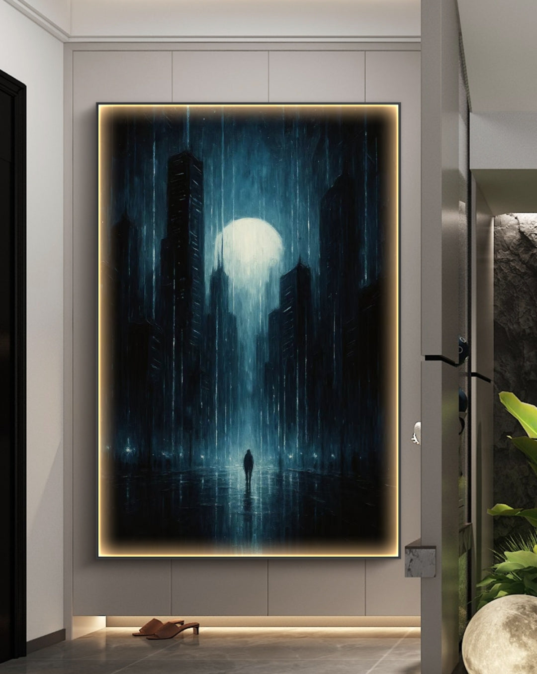 Onlookers Art | Oil Painting | MoonShine Contemporary Art Oil Painting