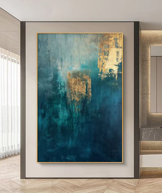 Onlookers Art | Oil Painting | Blugo Abstract Oil Painting