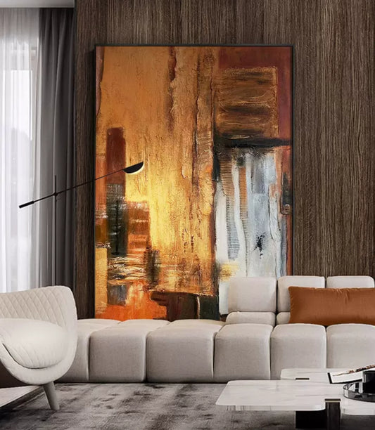 Onlookers Art | Oil Painting | Harmony Abstract Oil Painting
