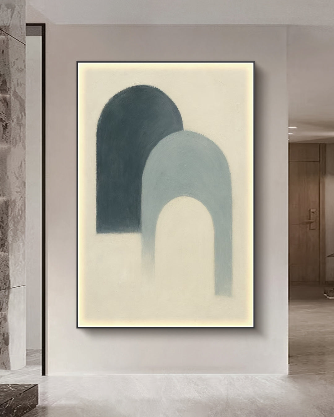 Onlookers Art | Oil Painting | Twinny Abstract Oil Painting