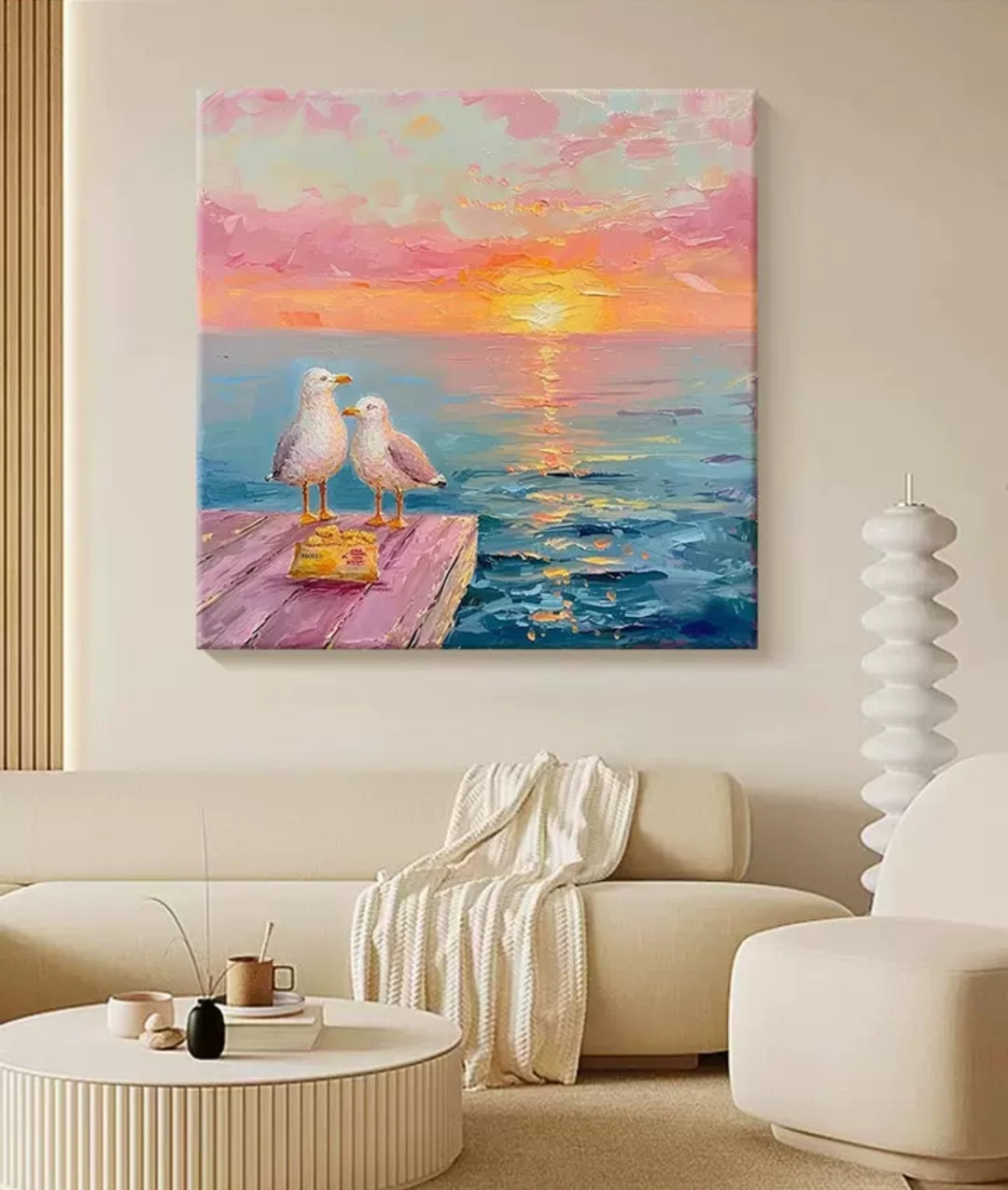 Onlookers Art | Oil Painting | LovE Birds Oil Painting