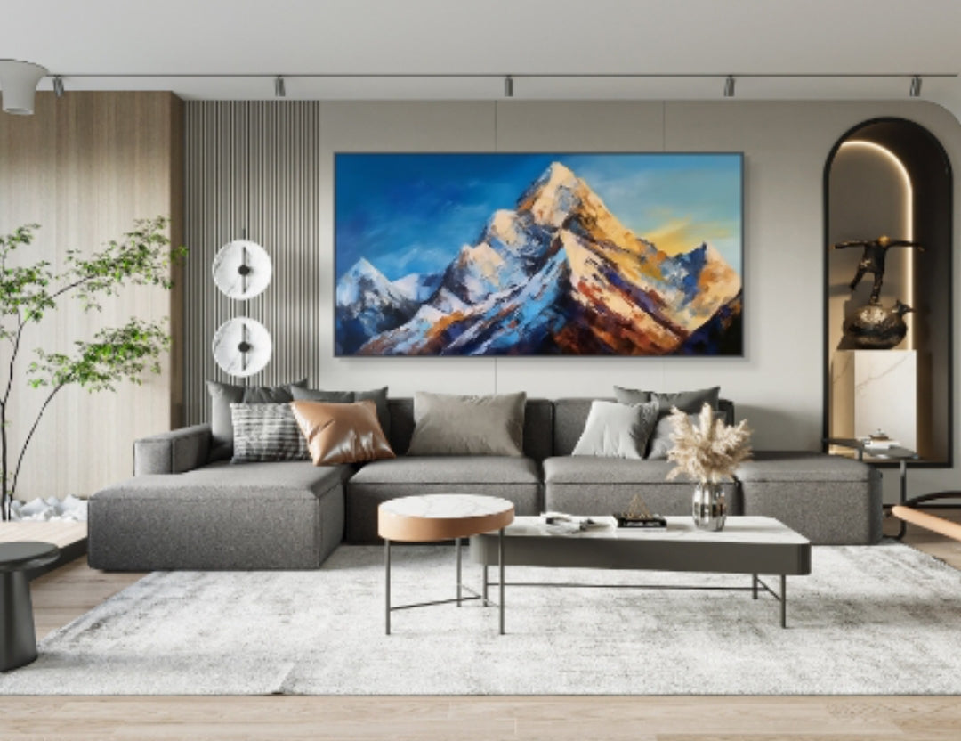 Onlookers Art | Oil Painting | Mountain SereniTy Oil Painting