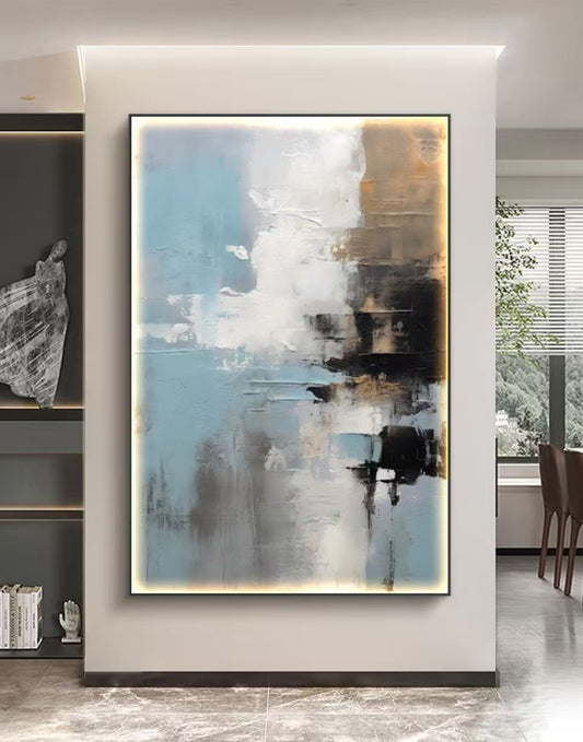 Onlookers Art | Oil Painting | Navi Abstract Oil Painting