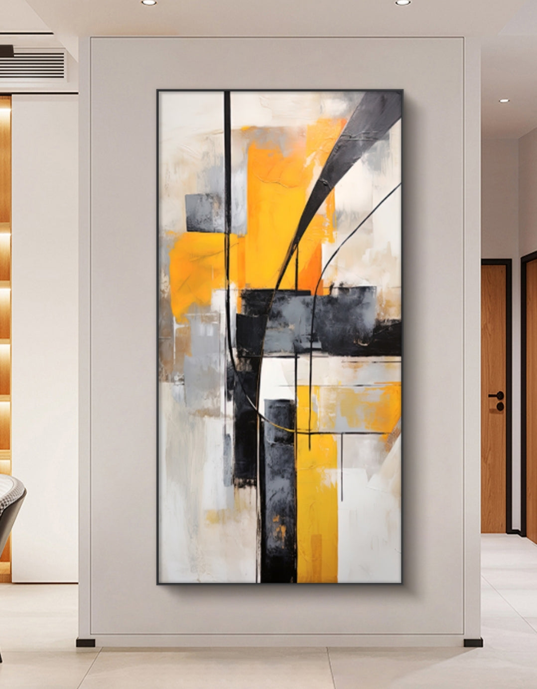 Onlookers Art | Oil Painting | Yster Abstract Oil Painting